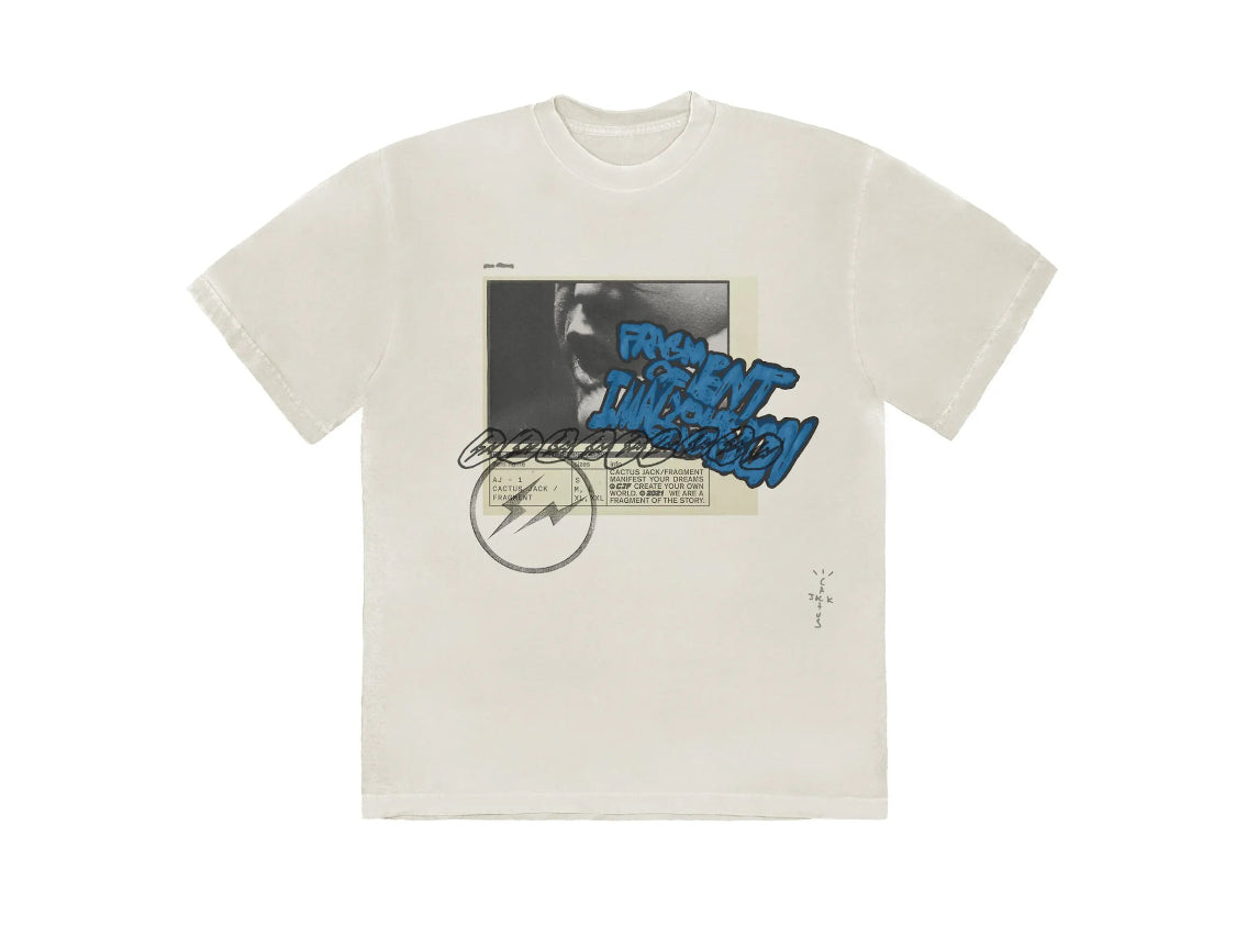 Travis Scott Cactus Jack For Fragment Manifest Tee White