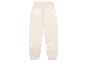 Denim Tears Rhinestone Cotton Wreath Sweatpants Oatmeal