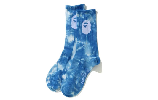 Bape Ape Head Tie Dye Blue