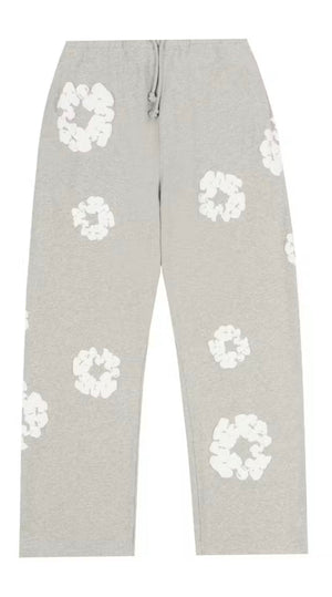 Denim Tears Cotton Wreath Baggy Sweatpants Grey