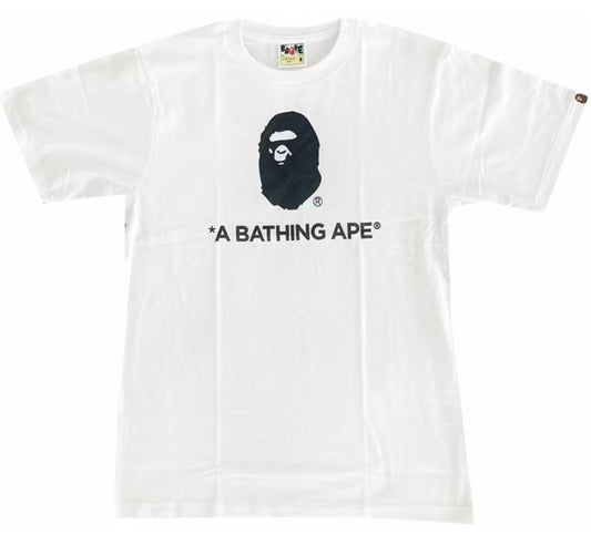 Bape Happy New Year Ape Head Tee White