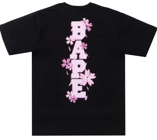 Bape Sakura Photo Ape Head Tee (SS22) Black