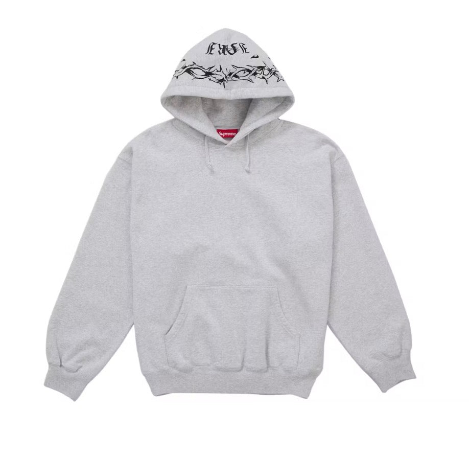 Supreme Forever Hooded Sweatshirt Heather Grey