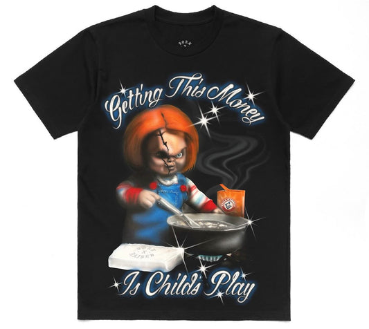 Born X Raised Child’s Play S/S Tee Black