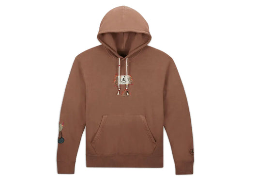 Travis Scott x Jordan Flight Graphic Hoodie Archaeo Brown