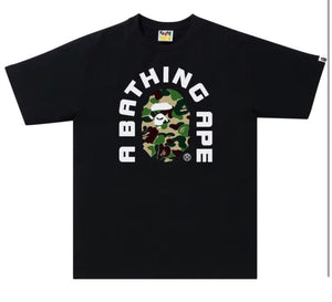 Bape ABC Camo College Tee SS20 Black Green