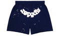Sp5der OG Web Logo Sweat Short Navy