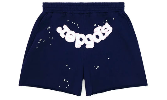 Sp5der OG Web Logo Sweat Short Navy