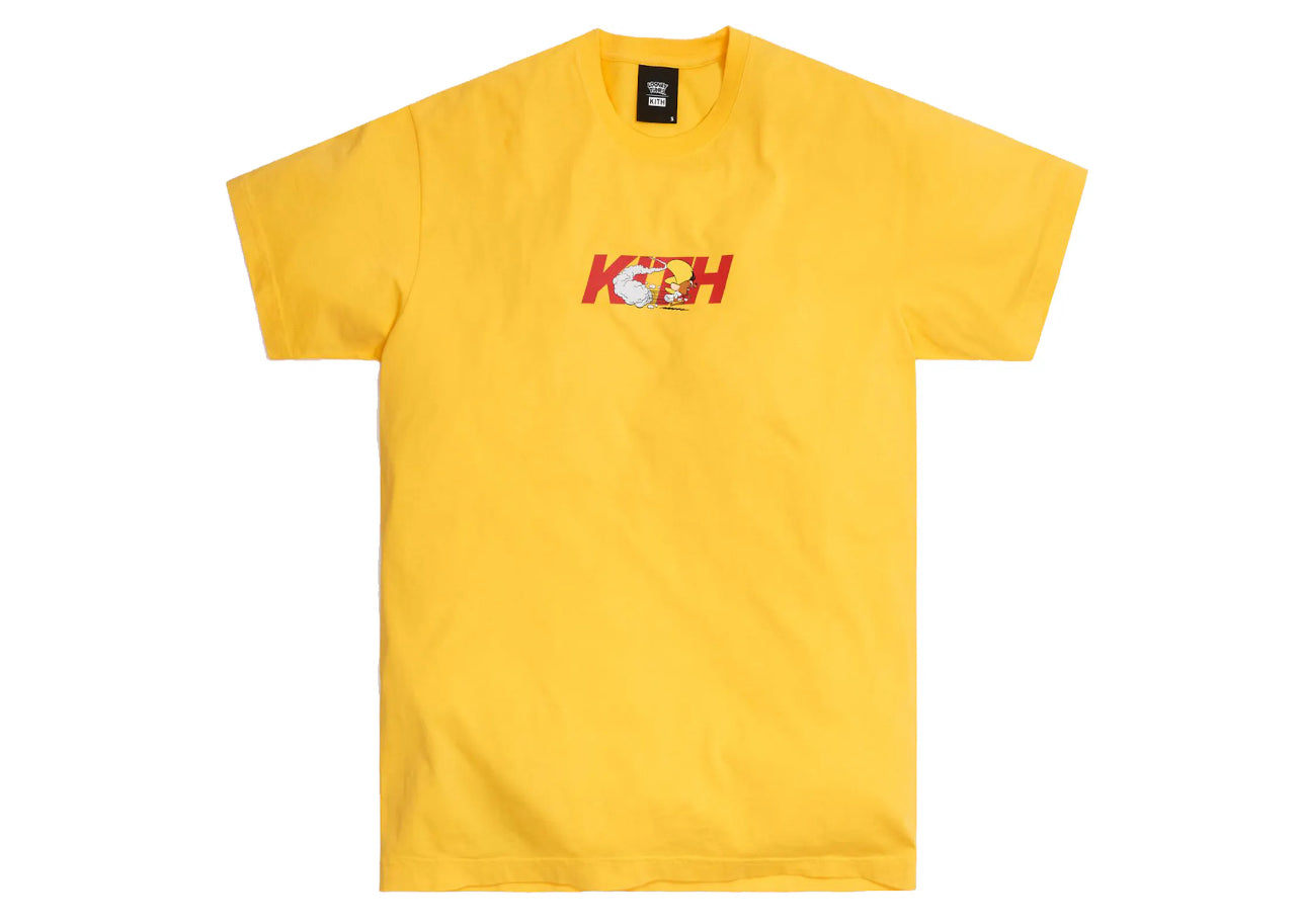 KITH x Looney Tunes Speedy Tee Yellow