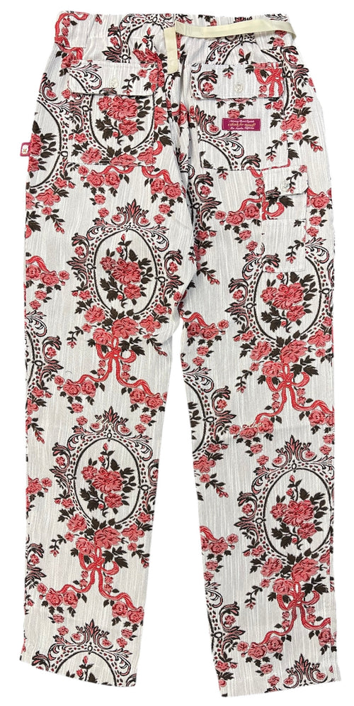 Advisory Board Crystals Floral Jacquard Pants SS24 Red