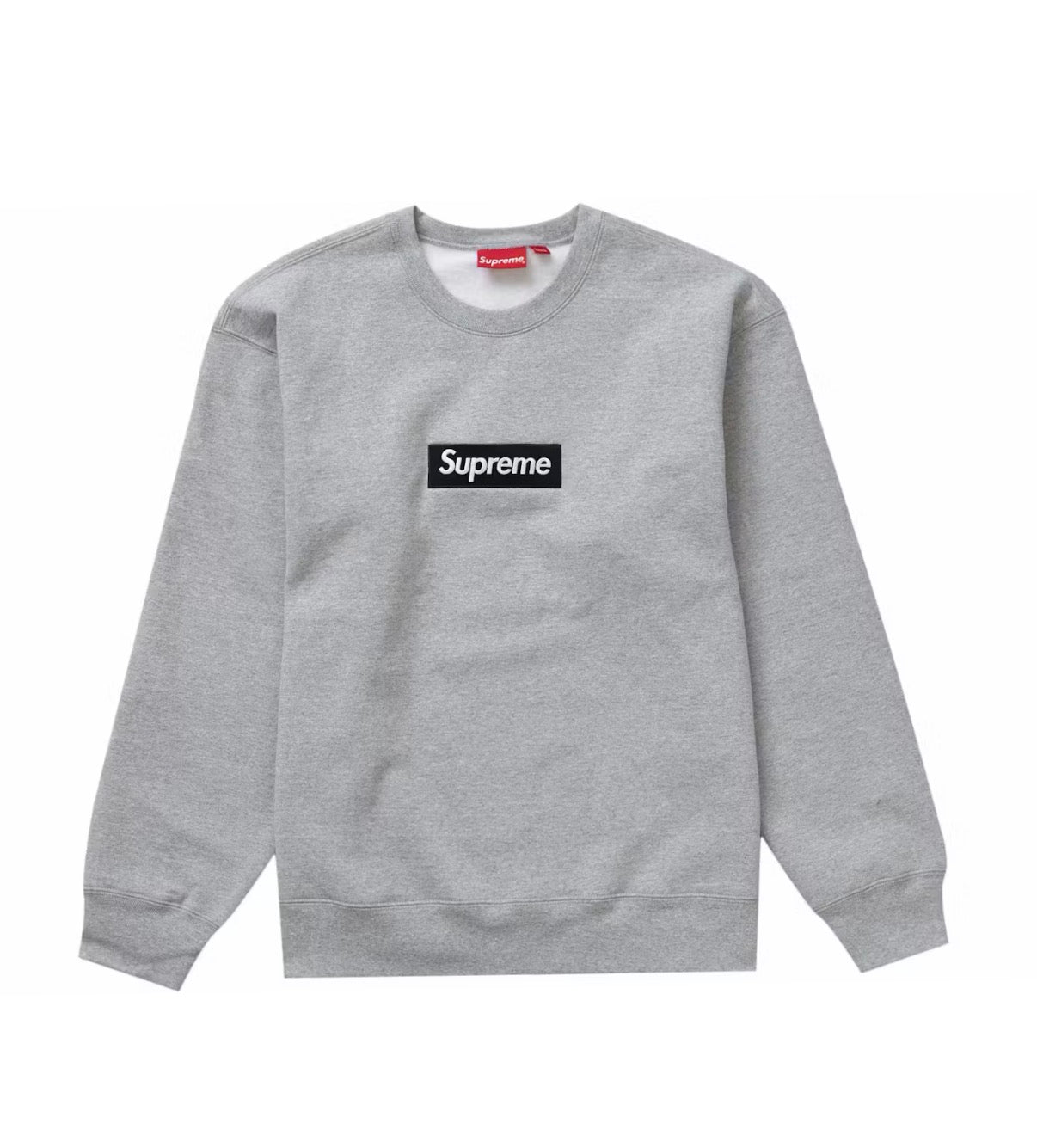 Supreme Box Logo Crewneck Heather Grey (FW22)