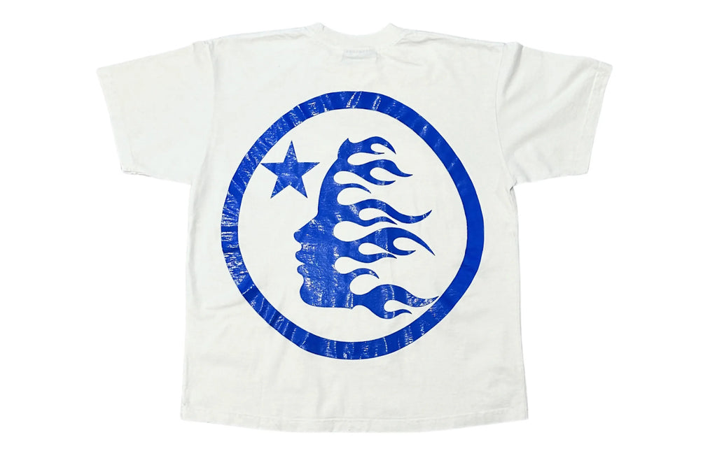 Hellstar Gel Sport Logo T-Shirt White/Blue