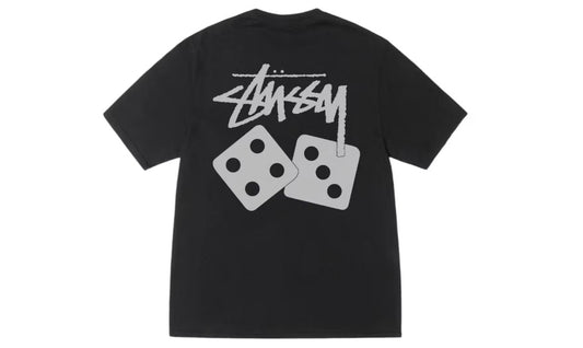 Stussy Dice Pigment Dyed Tee Black