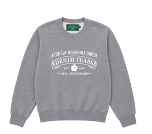 Denim Tears ADG Crewneck Grey White Print