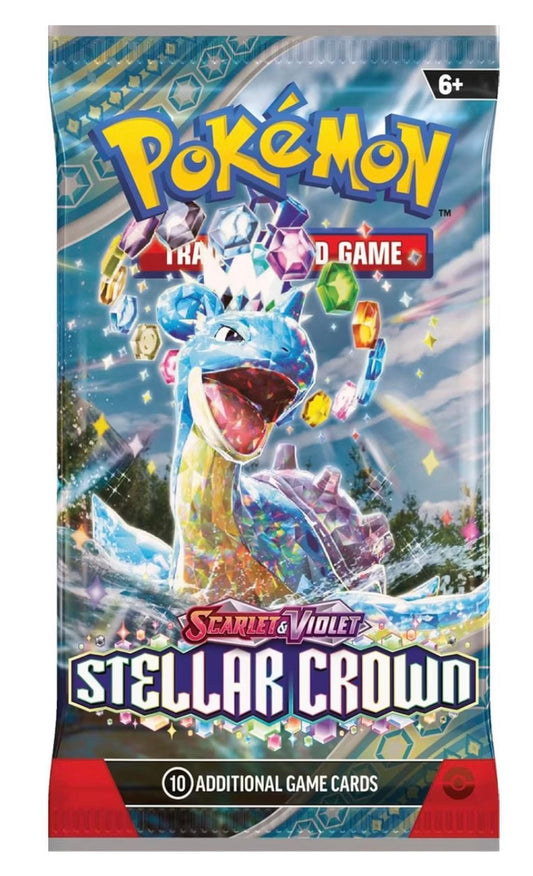 Pokemon TCG: Scarlet & Violet Stellar Crown Booster Pack 1PK