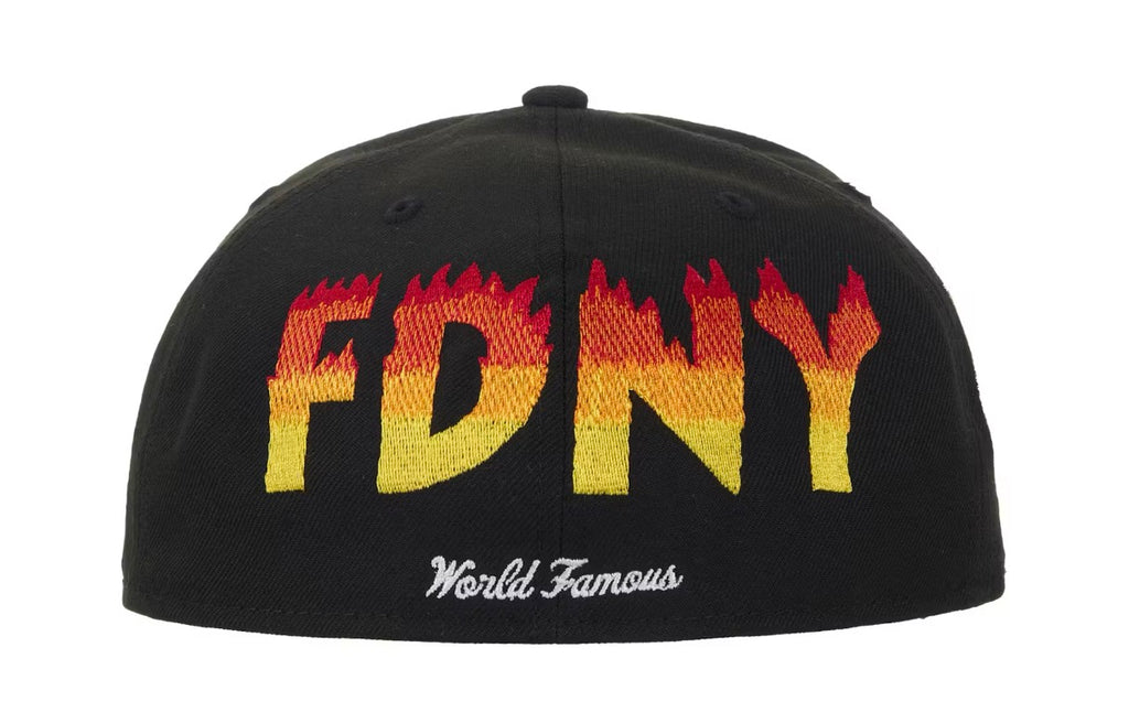 Supreme FDNY Box Logo New Era 59Fifty Fitted Cap Black