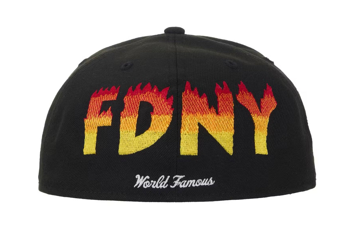 Supreme FDNY Box Logo New Era 59Fifty Fitted Cap Black