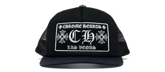 Chrome Hearts CH Las Vegas Trucker Hat Black