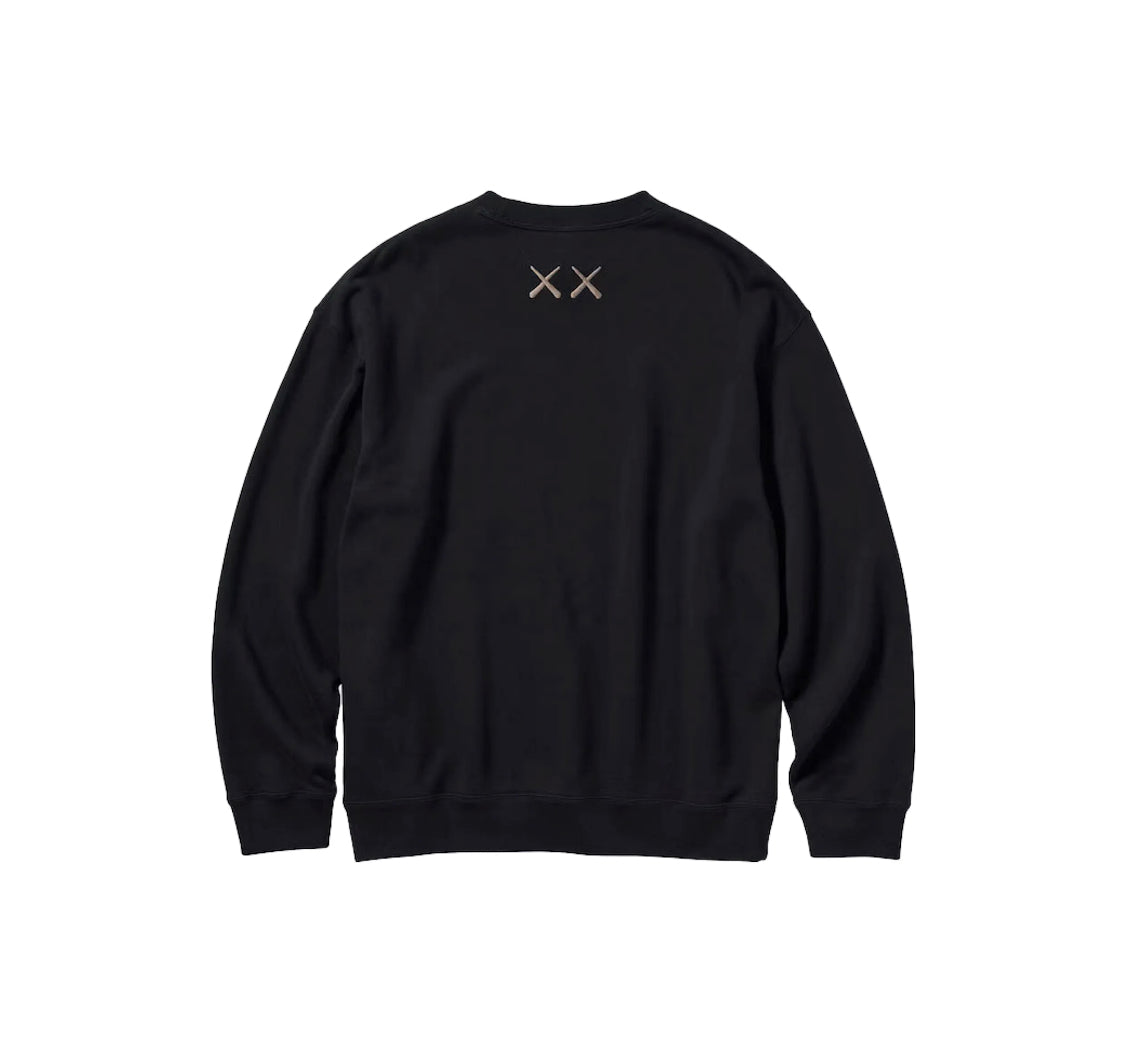 KAWS x Uniqlo Longsleeve Sweatshirt Black