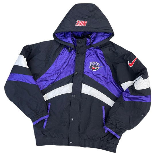 Used Supreme Nike Hooded Sport Jacket Purple
