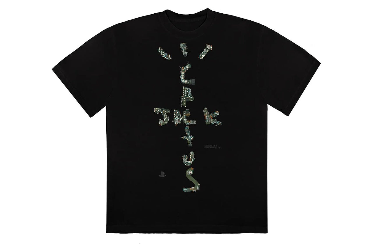 Travis Scott Motherboard Logo Tee Black