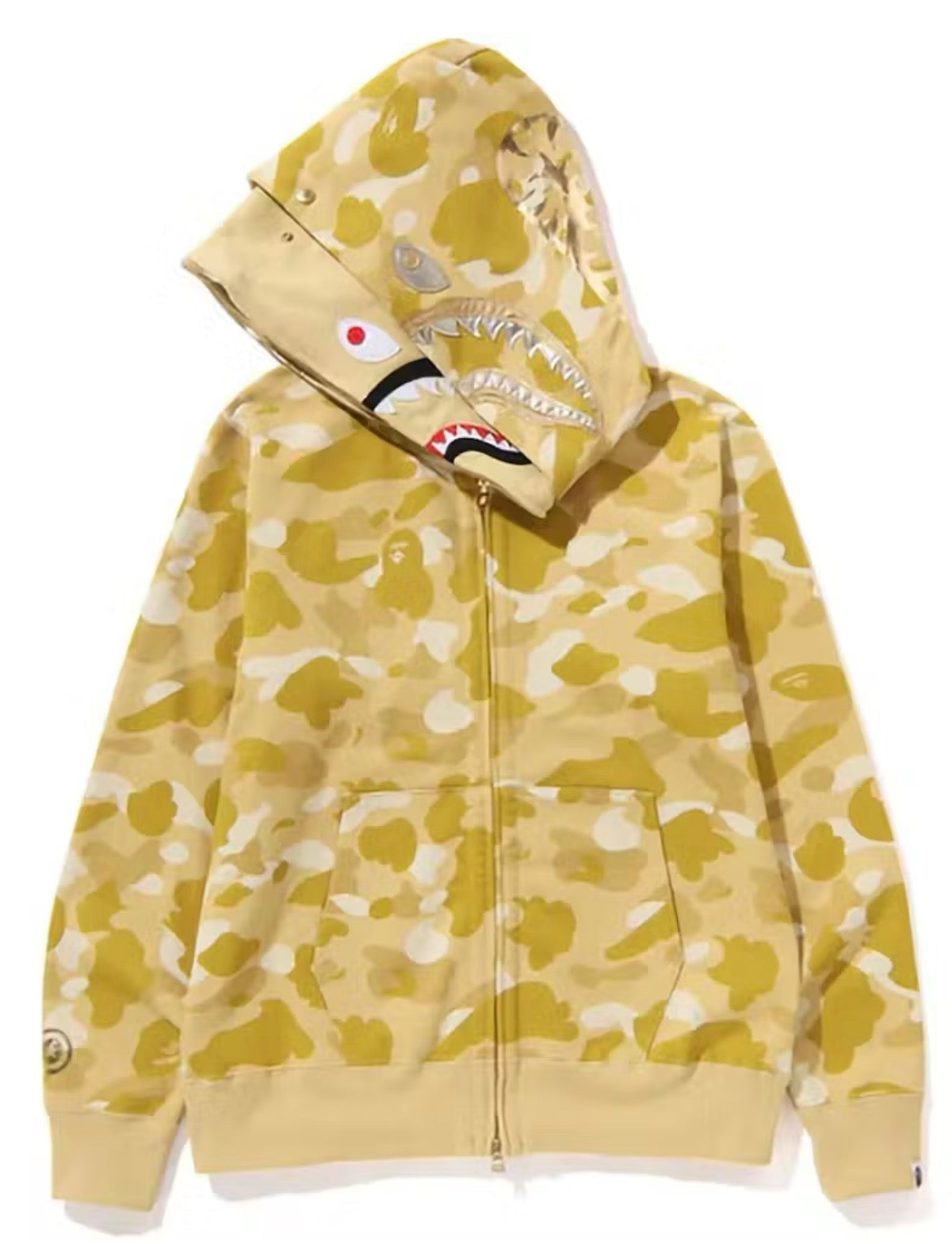 BAPE Color Camo Double Shark Full Zip
Hoodie Yellow (SS24)