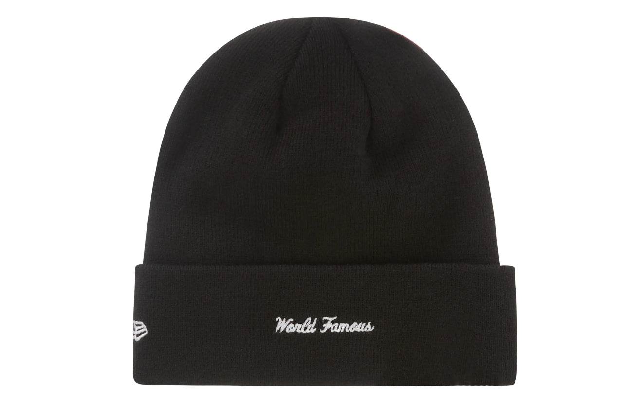 Supreme New Era Box Logo Beanie Black FW22