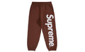 Supreme Satin Applique Sweatpant FW24 Brown