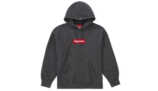 Supreme Box Logo Hooded Sweatshirt FW21 Charcoal