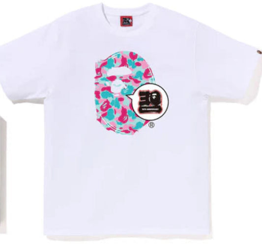 Bape Store Miami 30th Anniversary Big Ape Head Tee White