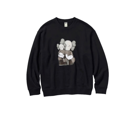 KAWS x Uniqlo Longsleeve Sweatshirt Black