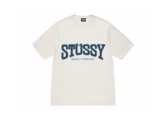Stussy Burly Threads Pigment Dyed Tee Natural