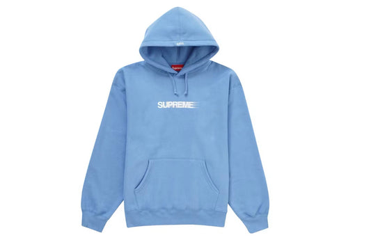 Supreme Motion Logo Hooded Sweatshirt SS23 Light Blue