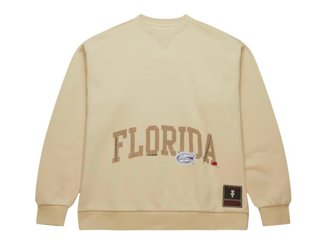 Travis Scott x Mitchell & Ness Florida Gators Pullover Sweatshirt Tan
