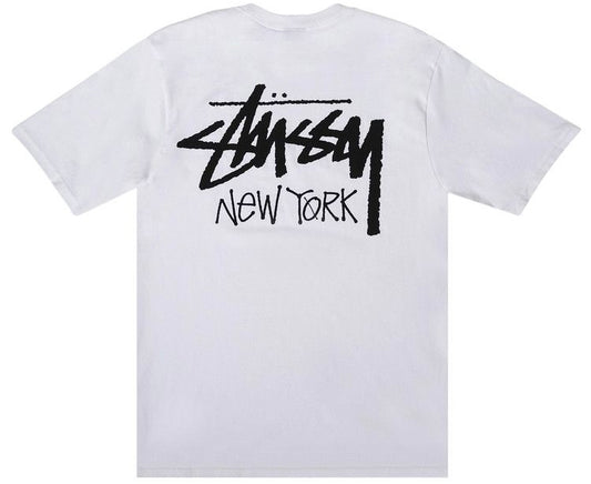 Stussy Stock New York Tee White