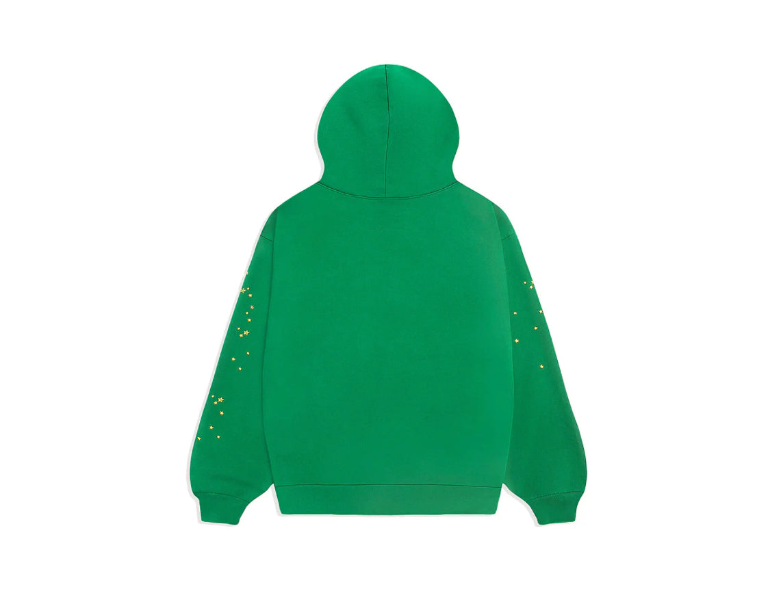 Sp5der Star OG Web V2 Hoodie Slime Green