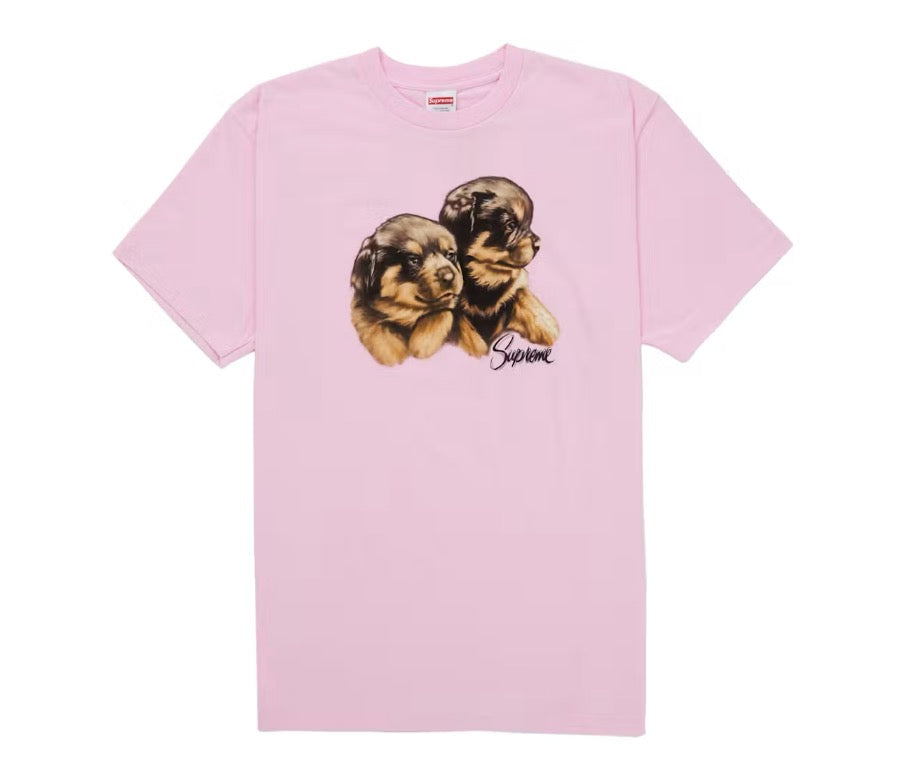 Supreme Puppies Tee Light Pink