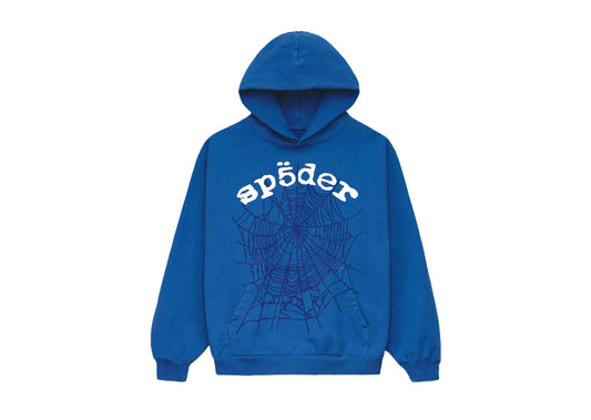 Sp5der Legacy Hoodie Blue