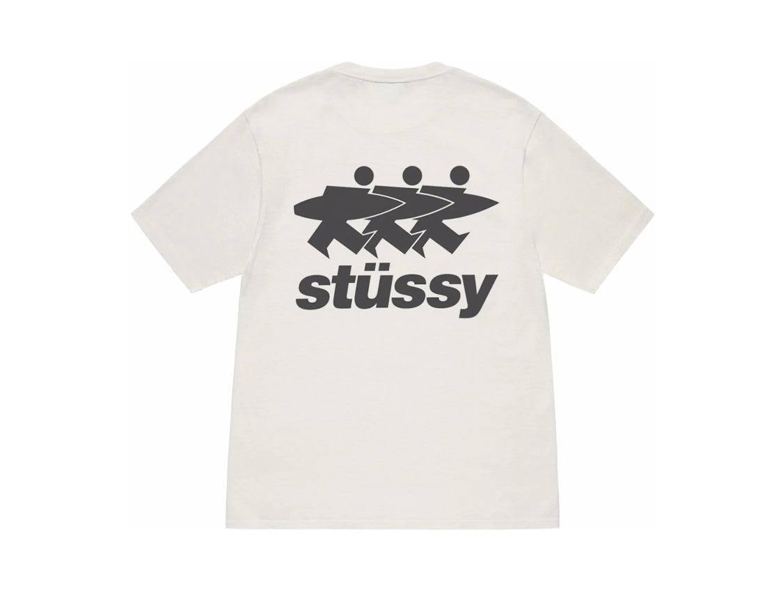 Stussy Surfwalk Pigment Dyed Tee Natural