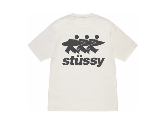 Stussy Surfwalk Pigment Dyed Tee Natural