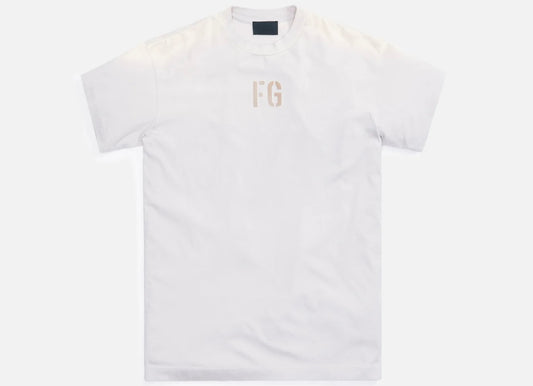 Fear of God Essentials Tee Vintage Concrete White