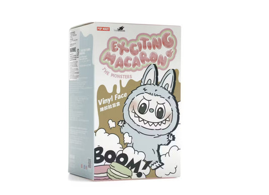 Pop Mart Labubu The Monsters Tasty Macaron Vinyl Plush Pendant Single Blind Box
