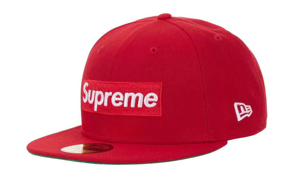 Supreme FDNY Box Logo New Era 59Fifty Fitted Cap Red