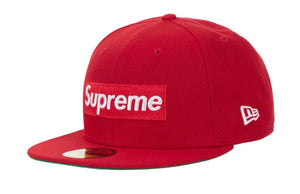 Supreme FDNY Box Logo New Era 59Fifty Fitted Cap Red