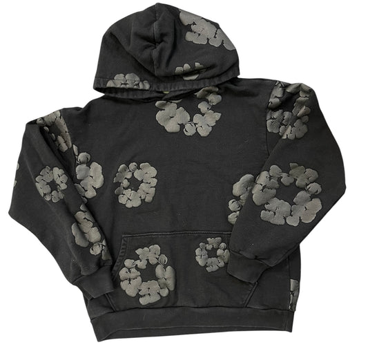 Used Denim Tears Mono Cotton Wreath Hoodie Black