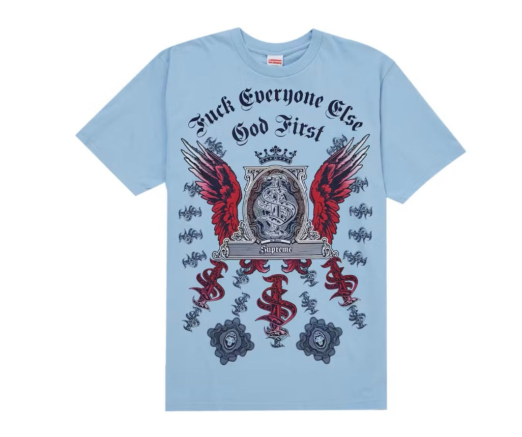 Supreme Money Tee Powder Blue