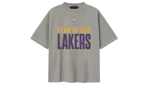Fear of God Essentials Lakers 90’s Tee Concrete Heather