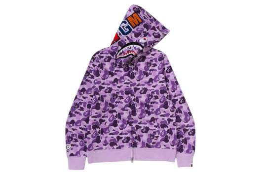 Bape Store Taipei Separate Shark Full Zip Hoodie Mulitcolor