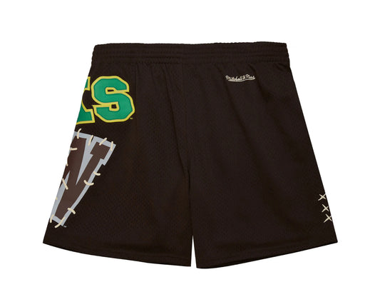 Travis Scott x Mitchell & Ness Oregon Ducks Basketball Shorts Brown