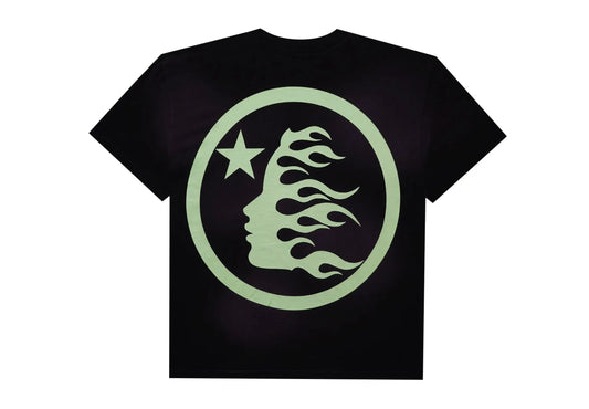 Hellstar Glow in the Dark Sports Logo Tee Purple